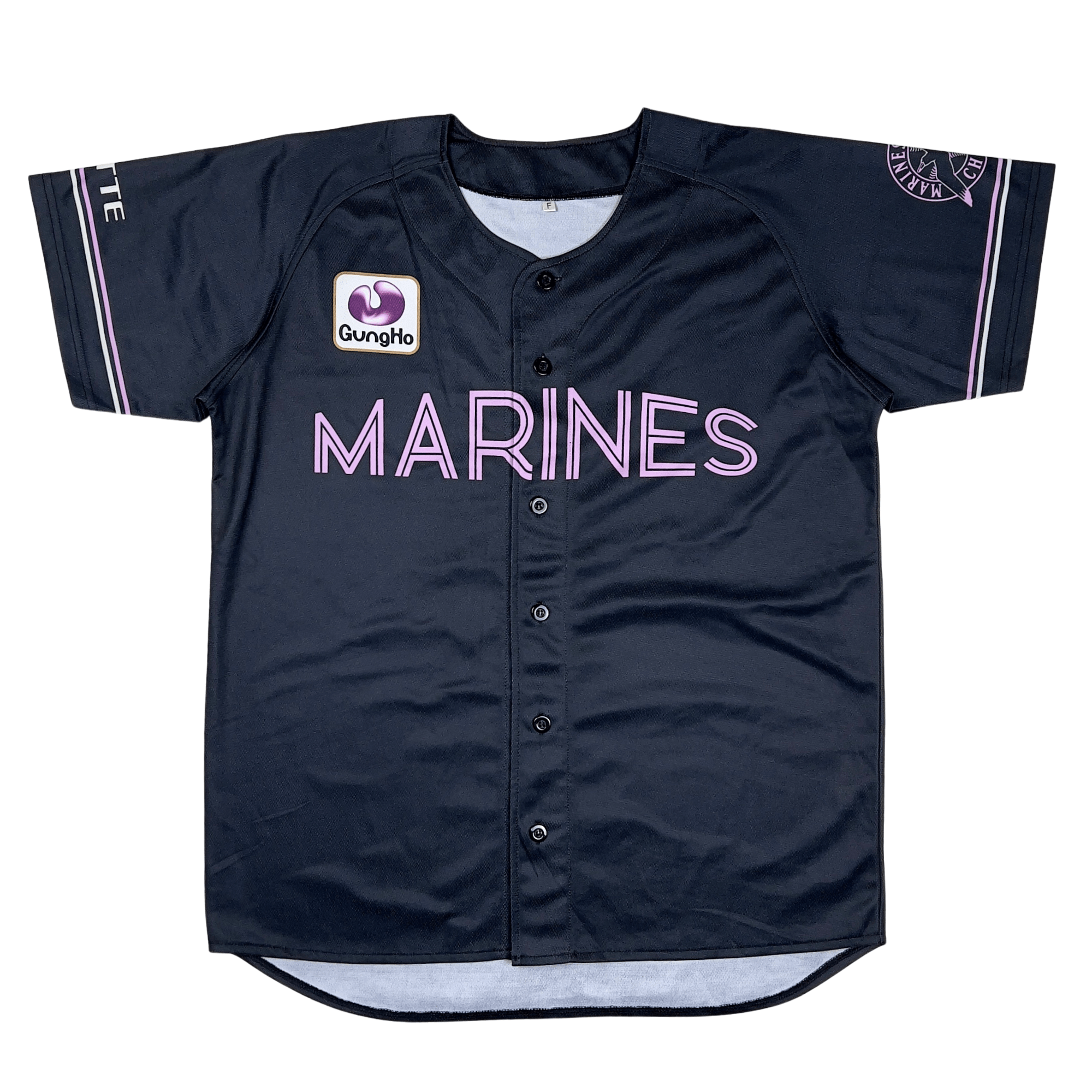 NPB Black Summer Baseball Jersey - Chiba Lotte Marines – Sugoi JDM