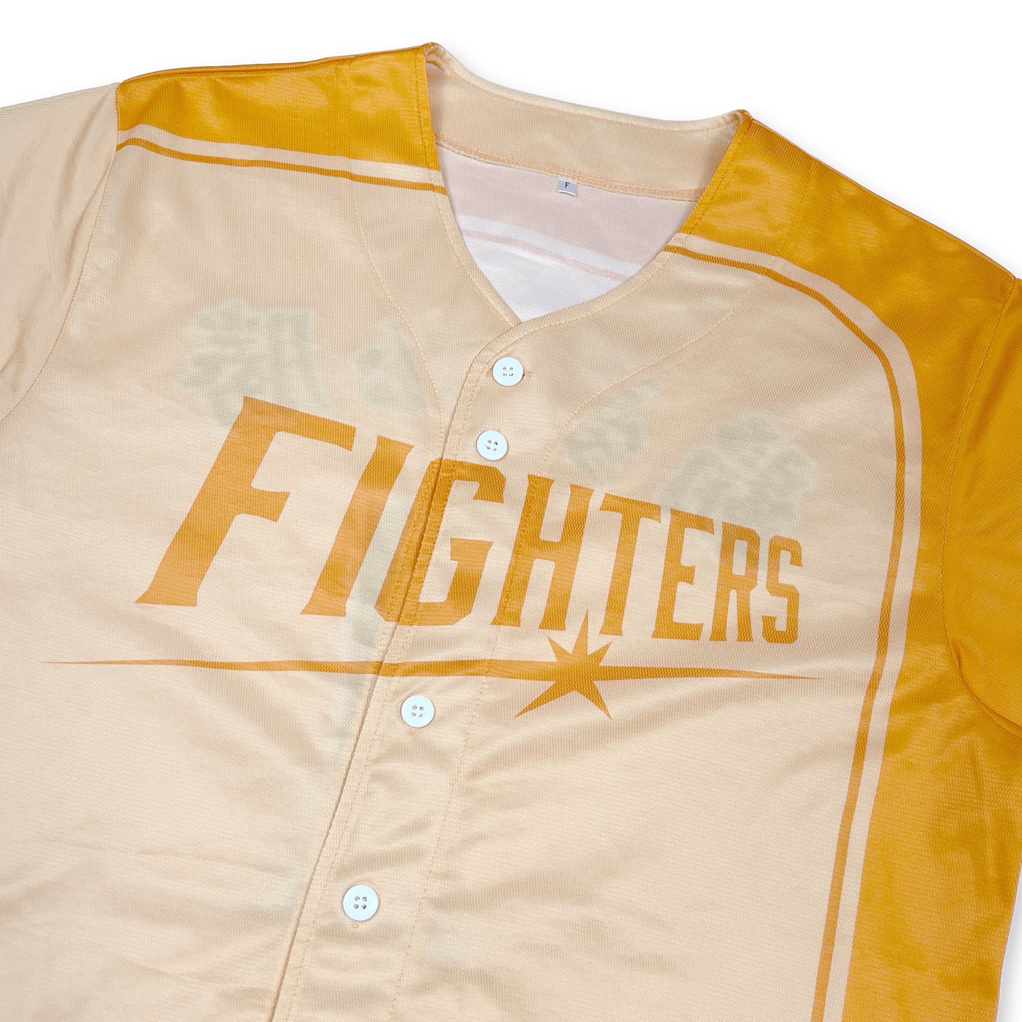 New NPB Nippon Ham Fighters Baseball Dream Of Victory Jersey Orange 1 - Sugoi JDM