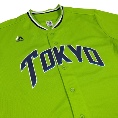 New NPB Tokyo Yakult Swallows Power Baseball Jersey Green 2016 - Sugoi JDM