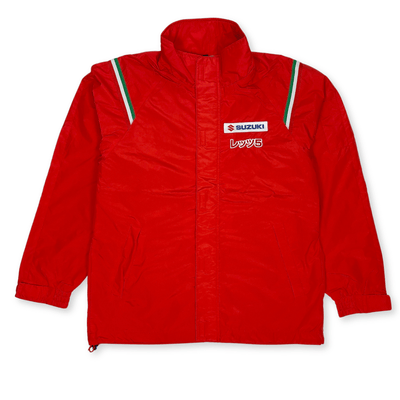New Rare JDM Japan Suzuki Let's 5 Injection Service Staff Jacket Red 2015 - Sugoi JDM