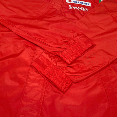 New Rare JDM Japan Suzuki Let's 5 Injection Service Staff Jacket Red 2015 - Sugoi JDM