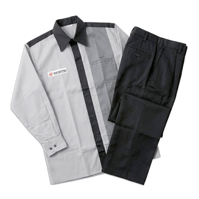 New Retro Japan JDM Idemitsu Auto Service Staff Shirt And Pants Setup - Sugoi JDM