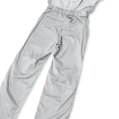 New Retro Japan JDM Nissan Short Sleeve Tsunagi Mechanics Coverall Grey - Sugoi JDM
