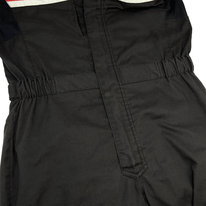 New Retro Japan Nissan Pitwork Summer Tsunagi Mechanics Coverall Black - Sugoi JDM