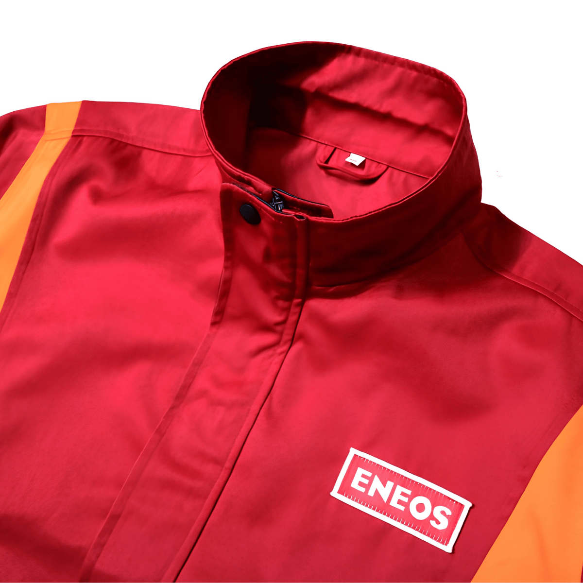 New Retro JDM Japan ENEOS Oil Gas Station Workwear Jacket Uniform Red - Sugoi JDM