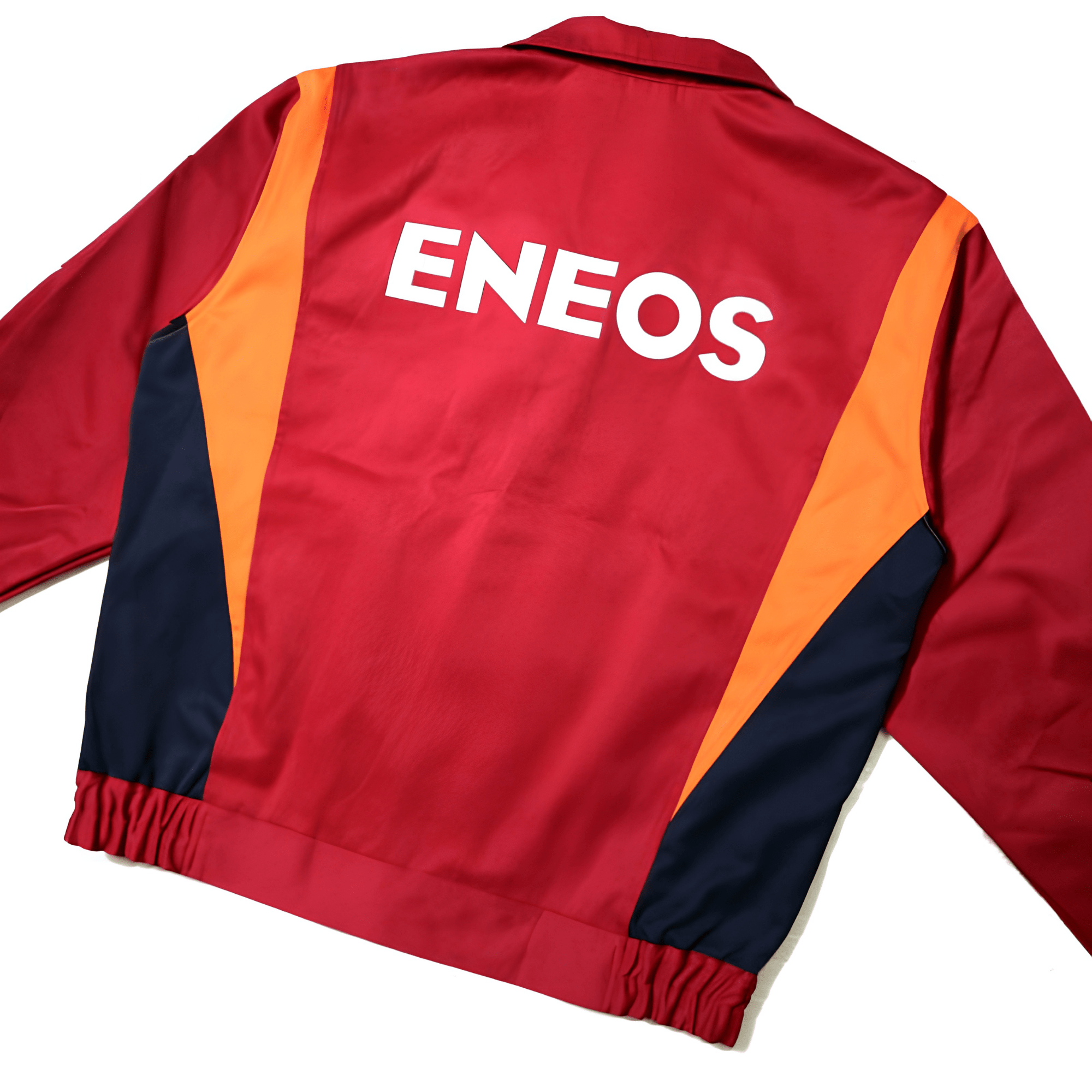 New Retro JDM Japan ENEOS Oil Gas Station Workwear Jacket Uniform Red - Sugoi JDM