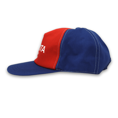 New Retro JDM Japan Genuine Toyota Parts Tecno Mechanics Hat Cap Blue Red - Sugoi JDM