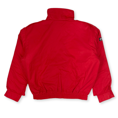 New Retro JDM Japan Showa 1990s Formula Shell Sekiyu Winter Jacket Red - Sugoi JDM