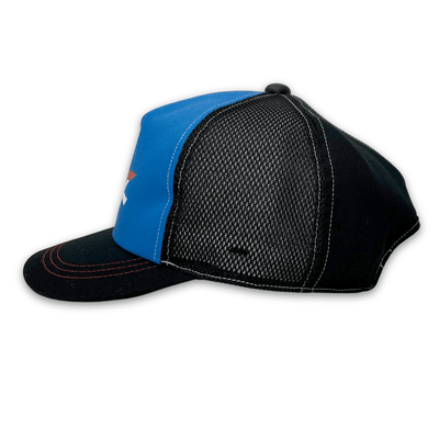 New Retro JDM Japan Toyota GR Netz Technician Summer Mesh Hat Blue - Sugoi JDM