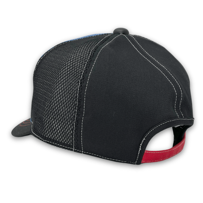 New Retro JDM Japan Toyota GR Netz Technician Summer Mesh Hat Blue - Sugoi JDM