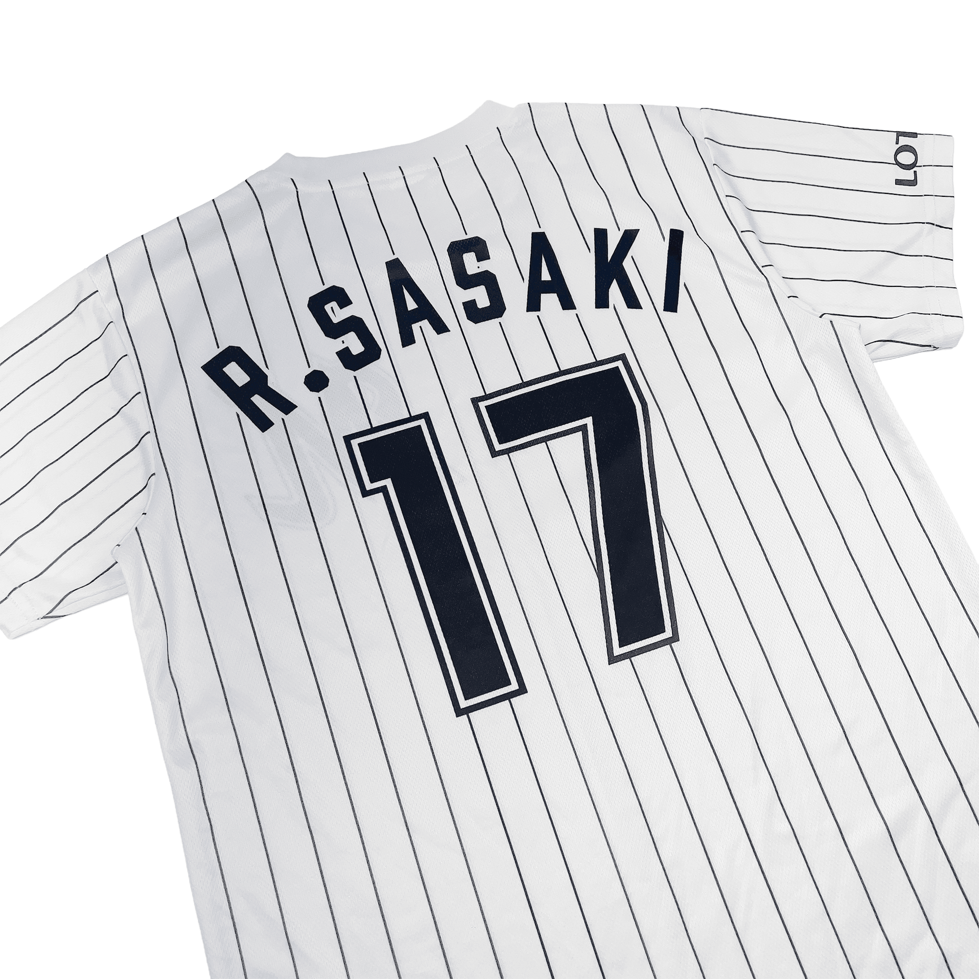 New Retro NPB Japan Baseball Chiba Lotte Marines Roki Sasaki Jersey Shirt White - Sugoi JDM