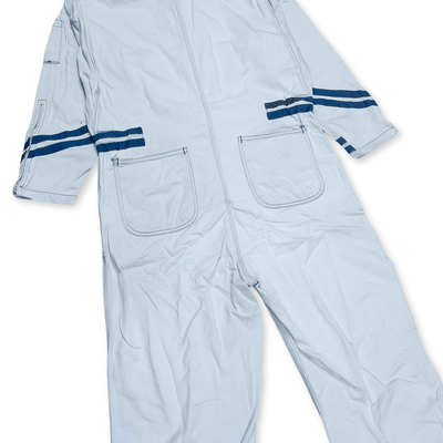 New Retro Showa Era JDM Toyota Corolla Nankai Tsunagi Coveralls Blue - Sugoi JDM