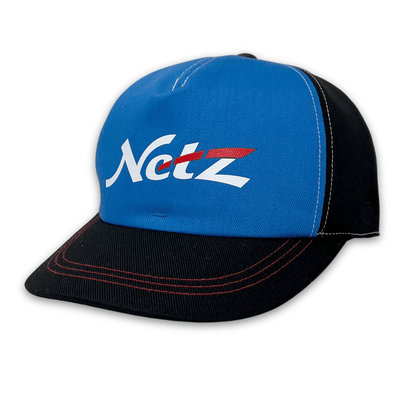 New Retro Showa JDM Japan Toyota GR Netz Technician Staff Hat Blue - Sugoi JDM