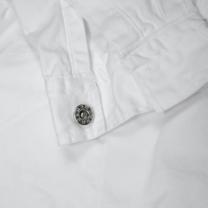 New Vintage 1970s Showa JDM Hino Toyota Yokohama Tsunagi Coveralls White - Sugoi JDM