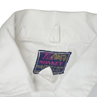 New Vintage 1970s Showa JDM Hino Toyota Yokohama Tsunagi Coveralls White - Sugoi JDM