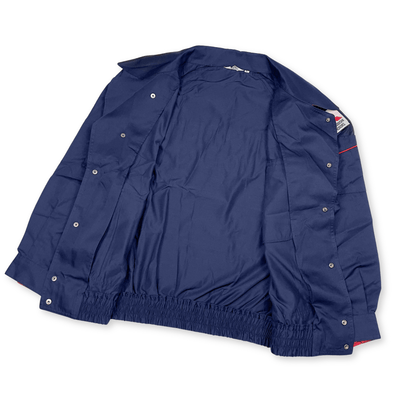 New Vintage JDM Japan Mitsubishi Motors Fuso Mechanic Staff Jacket Blue - Sugoi JDM