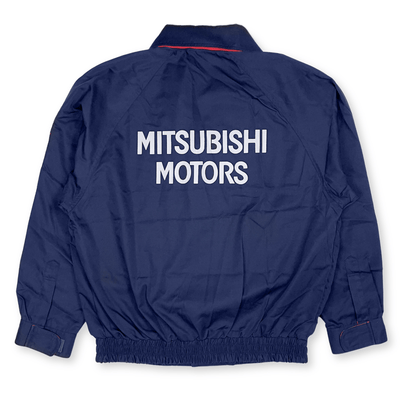 New Vintage JDM Japan Mitsubishi Motors Fuso Mechanic Staff Jacket Blue - Sugoi JDM