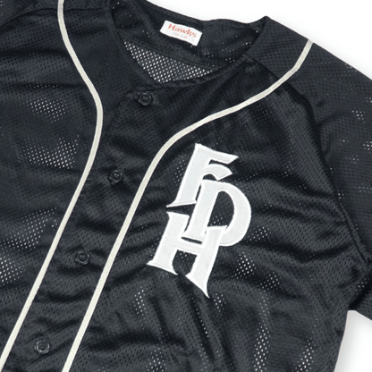 New Vintage NPB Fukuoka Daiei Hawks Fan Club Kenji Johjima Baseball Jersey Black - Sugoi JDM