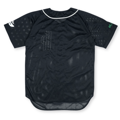 New Vintage NPB Fukuoka Daiei Hawks Fan Club Kenji Johjima Baseball Jersey Black - Sugoi JDM