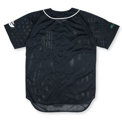 New Vintage NPB Fukuoka Daiei Hawks Fan Club Kenji Johjima Baseball Jersey Black - Sugoi JDM