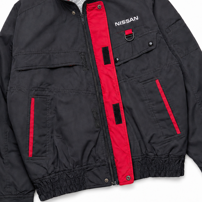 Retro Showa JDM Japan Nissan Skyline GT-R Japan Hi-Teq Hoodie Staff Jacket Black