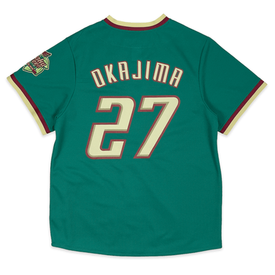 NPB Japan Tohoku Green Rakuten Eagles Takero Okajima Baseball
