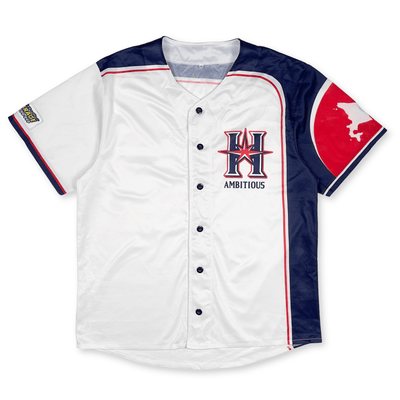 Official Japan Hokkaido Nippon Ham Fighters Ambitious Light Jersey White - Sugoi JDM