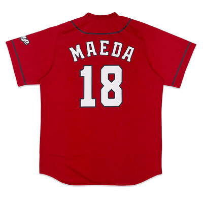 Official Retro NPB Japan Hiroshima Toyo Carp Baseball Jersey Kenta Maeda 18 - Sugoi JDM