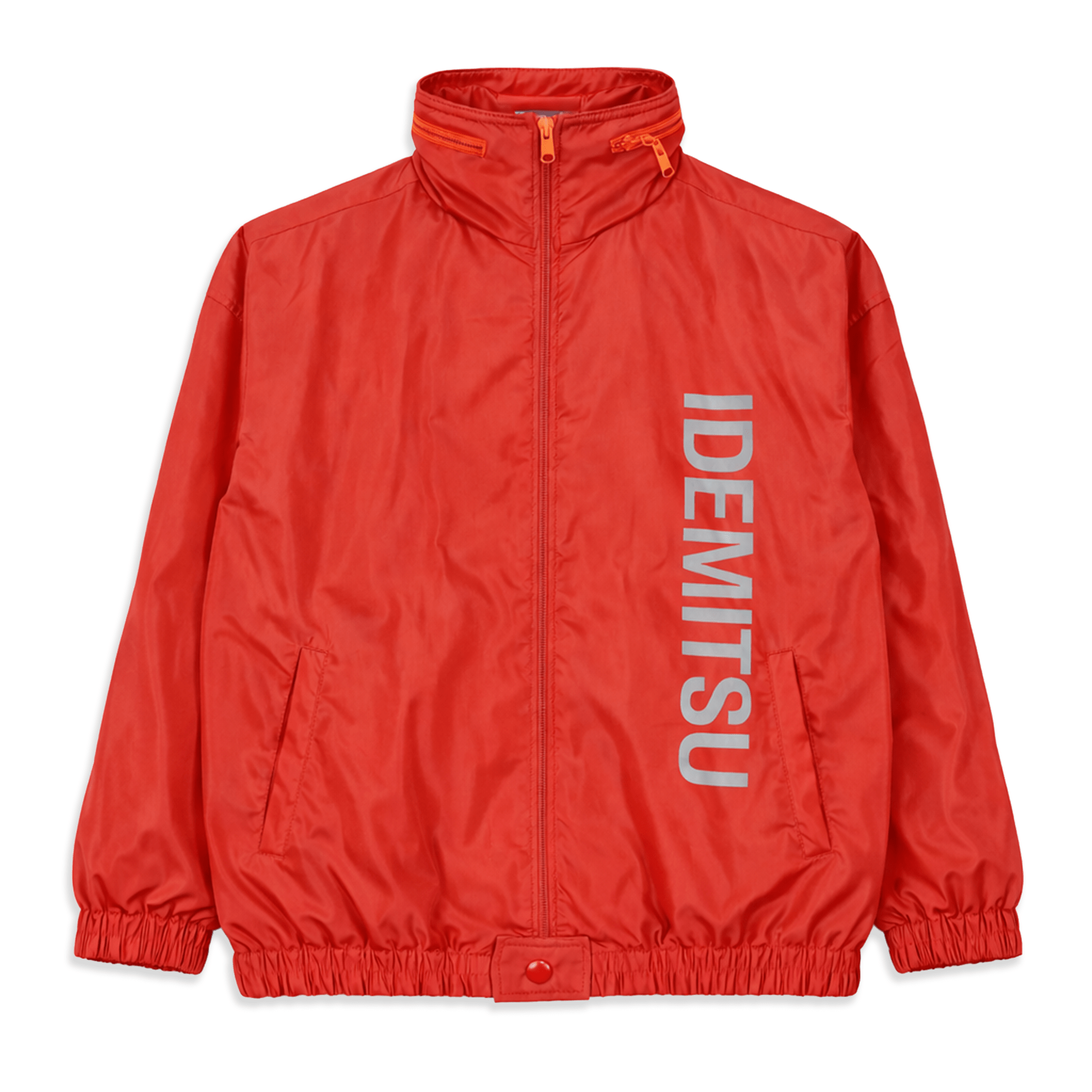 Rare JDM Showa Retro Japan Idemitsu Staff Jacket With Hoodie Red - Sugoi JDM