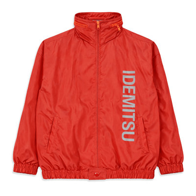 Rare JDM Showa Retro Japan Idemitsu Staff Jacket With Hoodie Red - Sugoi JDM