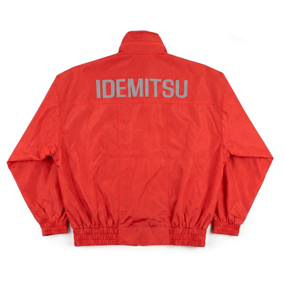 Rare JDM Showa Retro Japan Idemitsu Staff Jacket With Hoodie Red - Sugoi JDM