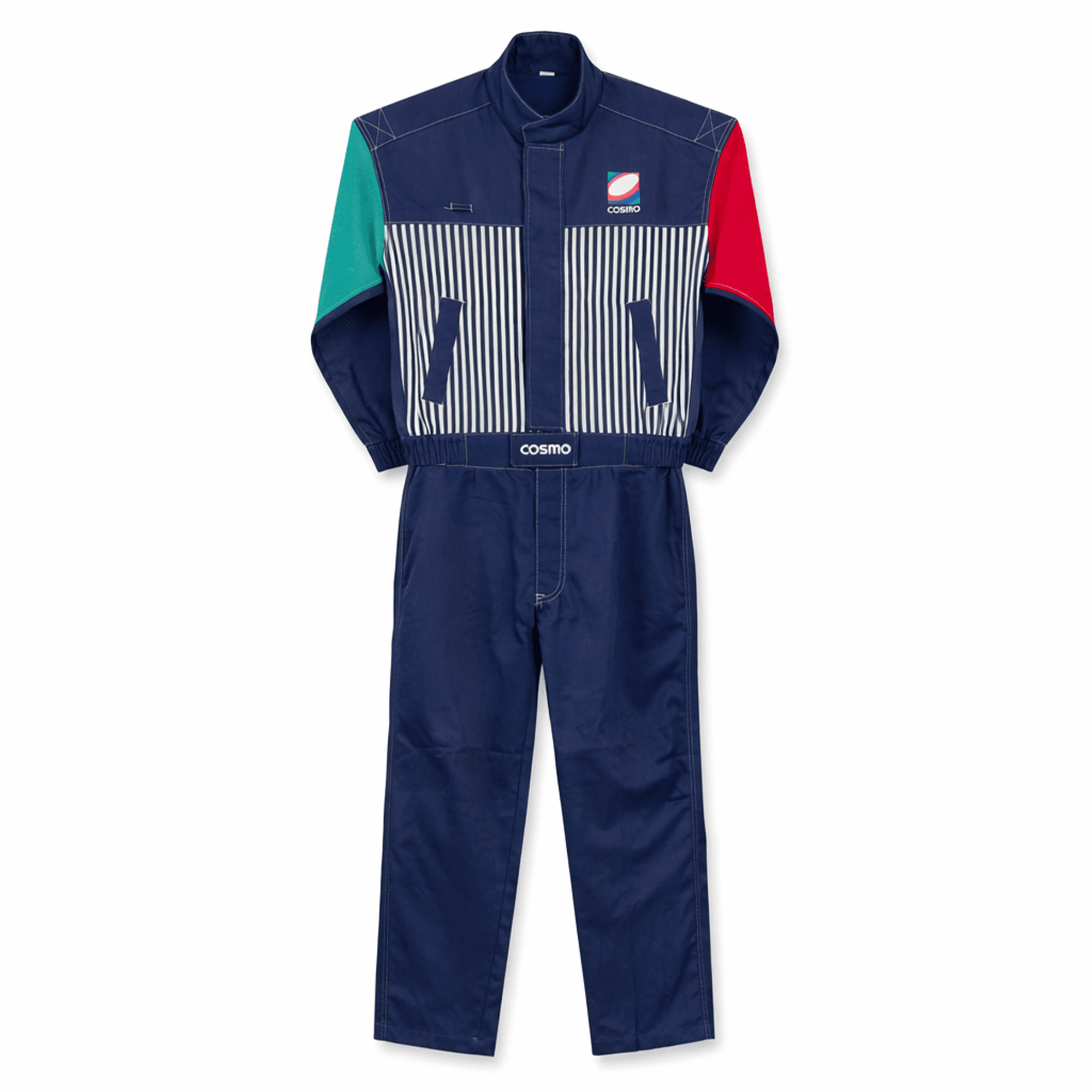 Rare Retro Japan JDM Cosmo Auto Service Staff Jacket And Pants Setup - Sugoi JDM