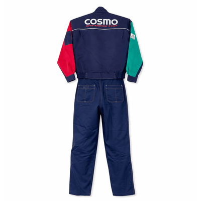 Rare Retro Japan JDM Cosmo Auto Service Staff Jacket And Pants Setup - Sugoi JDM