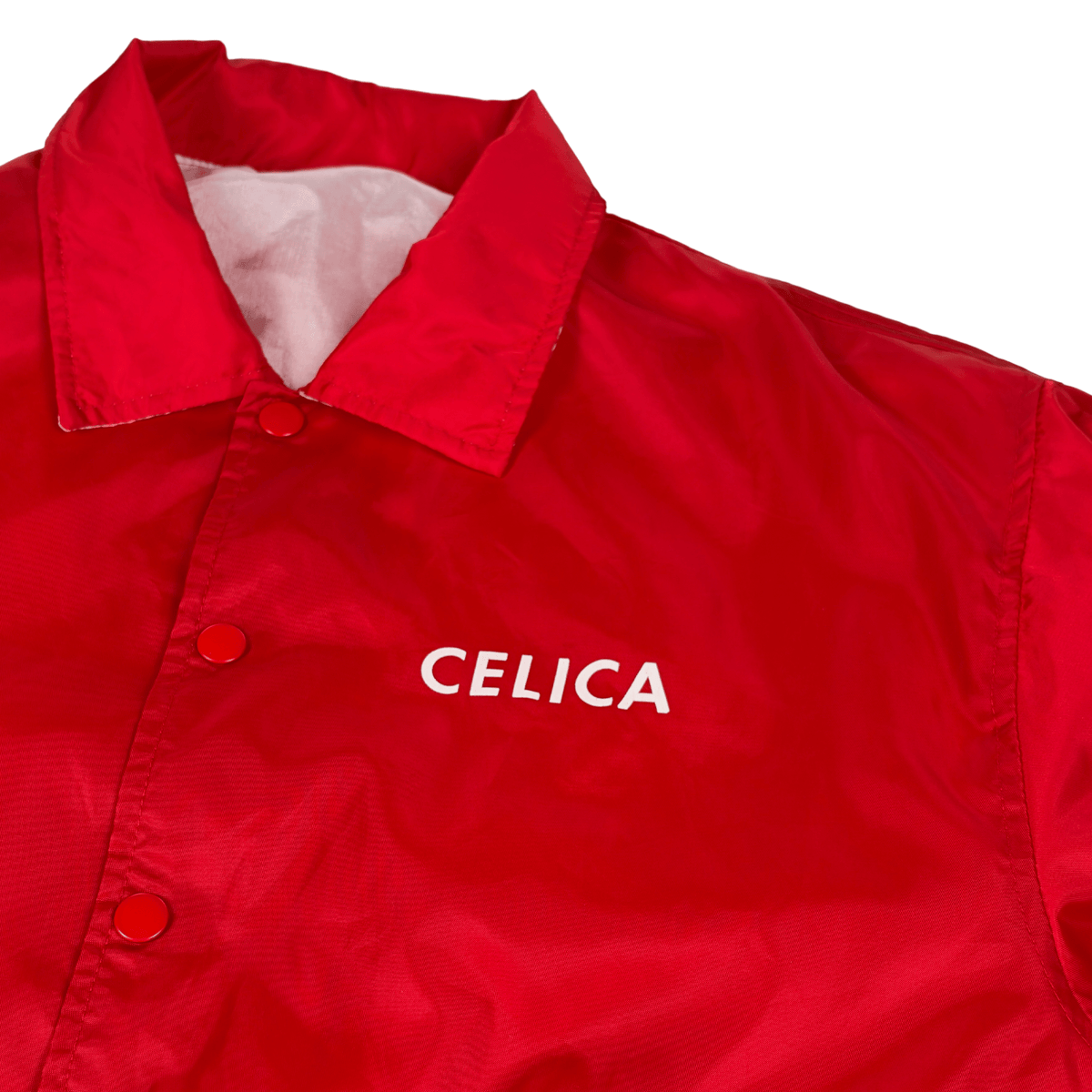 Rare Vintage 1990s Toyota Celica RAV4 Staff Coaches Jacket Red - Sugoi JDM