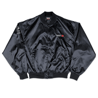 Rare Vintage JDM Japan 1990s RS-R Racing Staff Bomber Jacket Black - Sugoi JDM