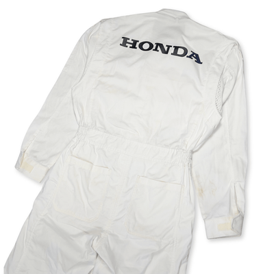 Rare Vintage JDM Japan G - Speed Honda Primo Pit Crew Coveralls Tsunagi White - Sugoi JDM