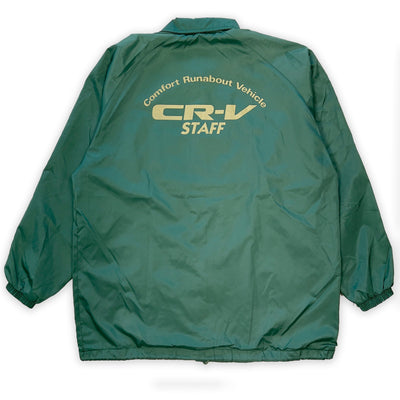 Retro 1990's Showa Era JDM Corporate Japan Honda CR-V Staff Jacket Green - Sugoi JDM