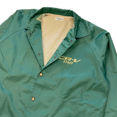 Retro 1990's Showa Era JDM Corporate Japan Honda CR-V Staff Jacket Green - Sugoi JDM