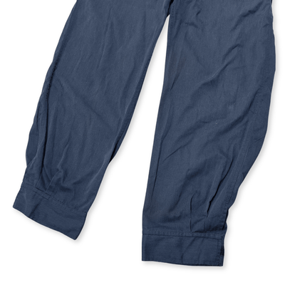 Retro 1990s Showa Era JDM Japan Yokohama Coveralls Tsunagi Blue - Sugoi JDM