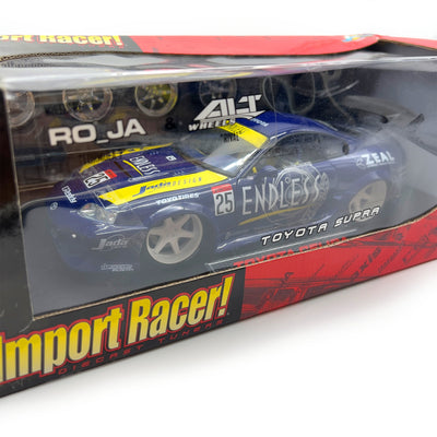 Retro 2003 Jada Toys Import Racer Endless Toyota Supra 63354BU 1:18 - Sugoi JDM