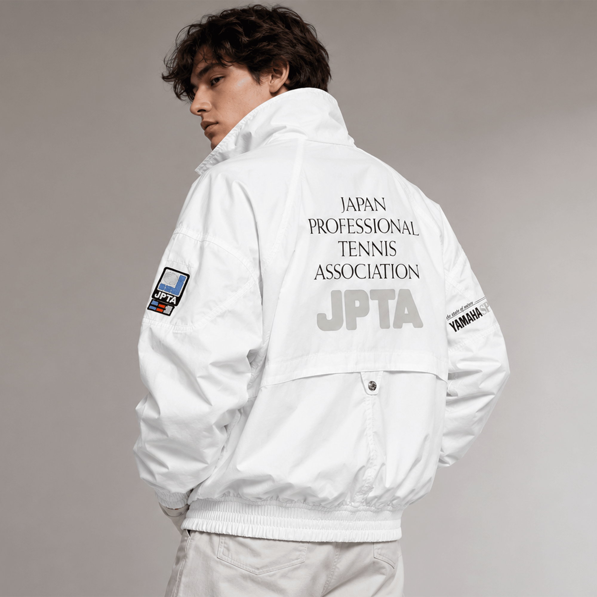 Retro 90s Yamaha Japan Professional Tennis Association JPTA Staff Player Jacket - Sugoi JDM