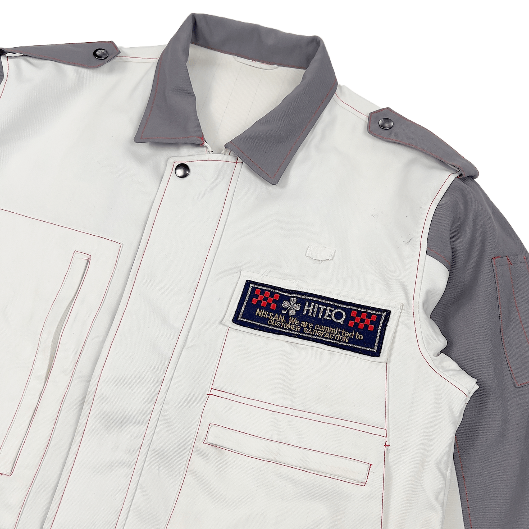 Retro Authentic Retro JDM Japan Nissan HITEQ Mechanic Staff Jacket - Sugoi JDM
