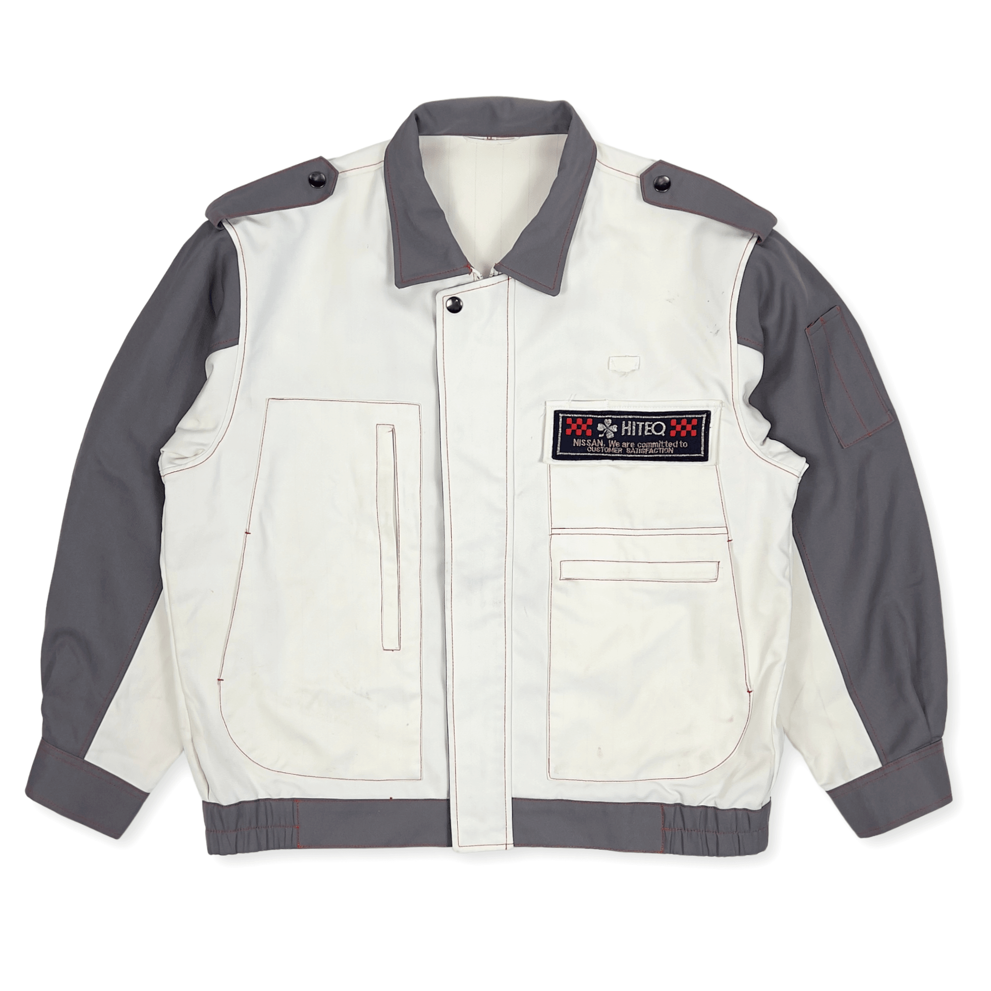 Retro Authentic Retro JDM Japan Nissan HITEQ Mechanic Staff Jacket - Sugoi JDM