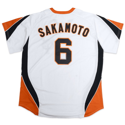 Retro Ikkyu Japan NPB Tokyo Yomiuri Giants Hayato Sakamoto Baseball Jersey White - Sugoi JDM