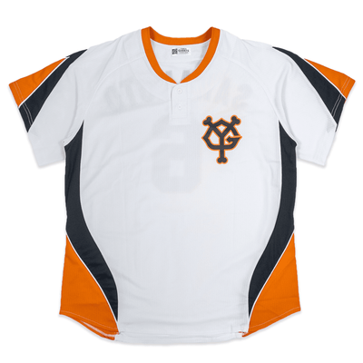 Retro Ikkyu Japan NPB Tokyo Yomiuri Giants Hayato Sakamoto Baseball Jersey White - Sugoi JDM