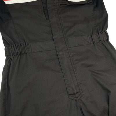 Retro Japan JDM Heavy Duty Nissan Pitwork Tsunagi Mechanics Coverall Black - Sugoi JDM