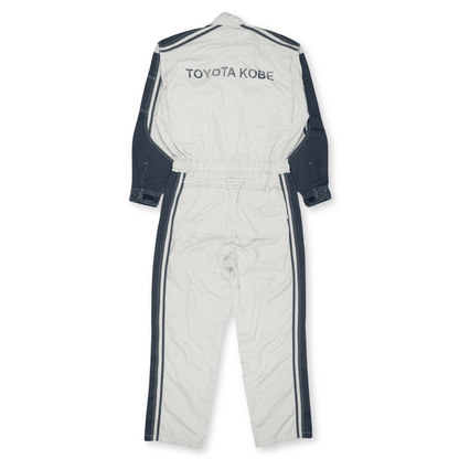 Retro Japan JDM Kobe Toyota Summer Coveralls Tsunagi Mechanic Suite Black - Sugoi JDM