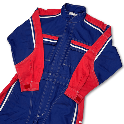 Retro Japan JDM Summer Toyota Tecno Jumpsuit Coveralls Tsunagi Mechanic Suite - Sugoi JDM