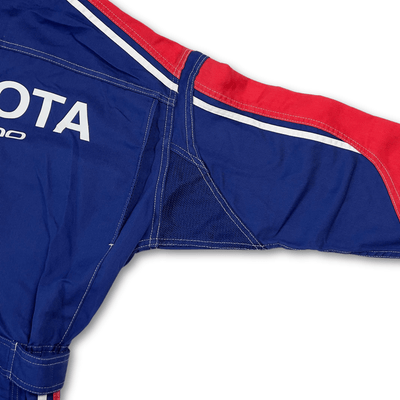Retro Japan JDM Summer Toyota Tecno Jumpsuit Coveralls Tsunagi Mechanic Suite - Sugoi JDM