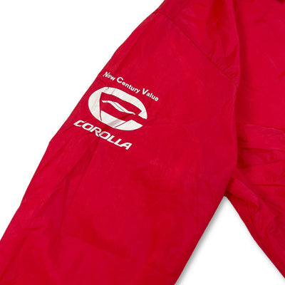 Retro Japan JDM Toyota Corolla Uniform Windbreaker Jacket Red - Sugoi JDM